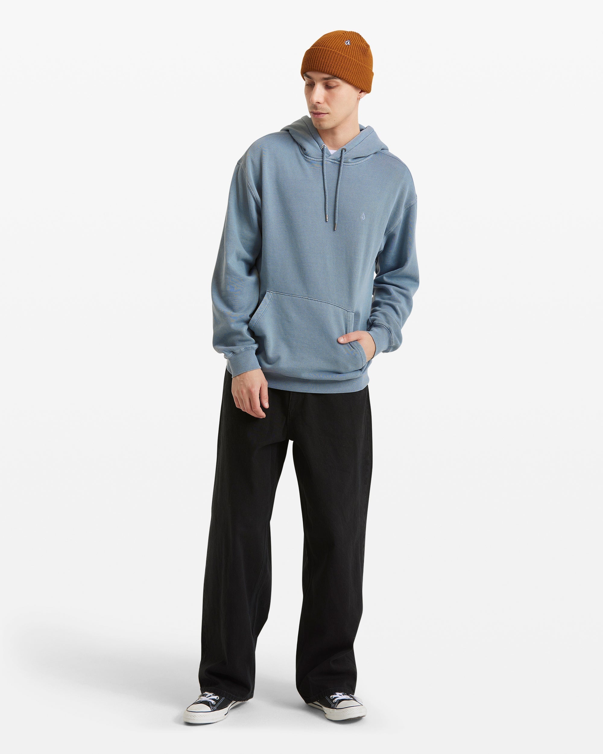 VOLCOM SINGLE STONE PW PO BWS7-BLUE WASH M