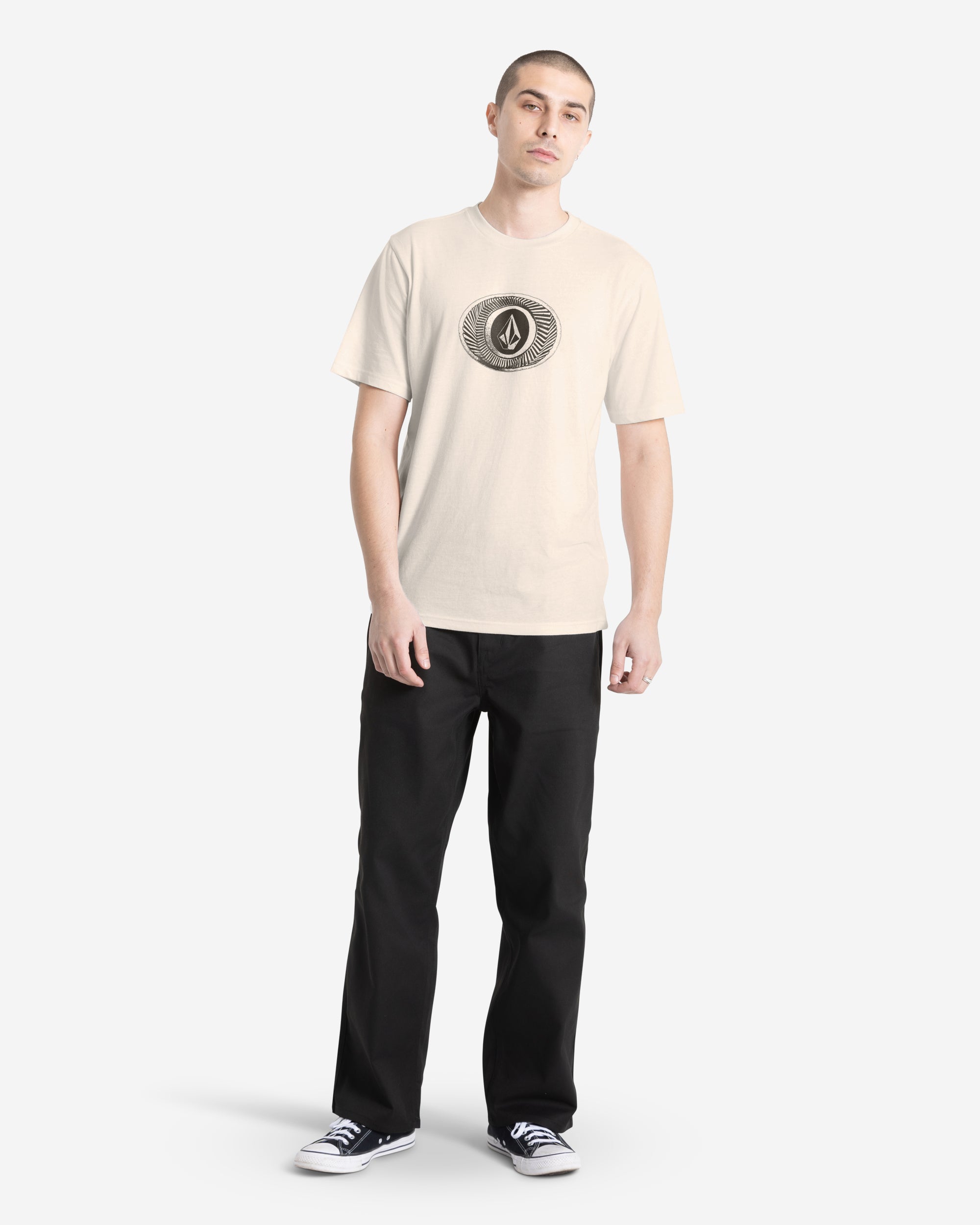 VOLCOM BUCKEL UP SST OFH-OFF WHITE HEATHER L