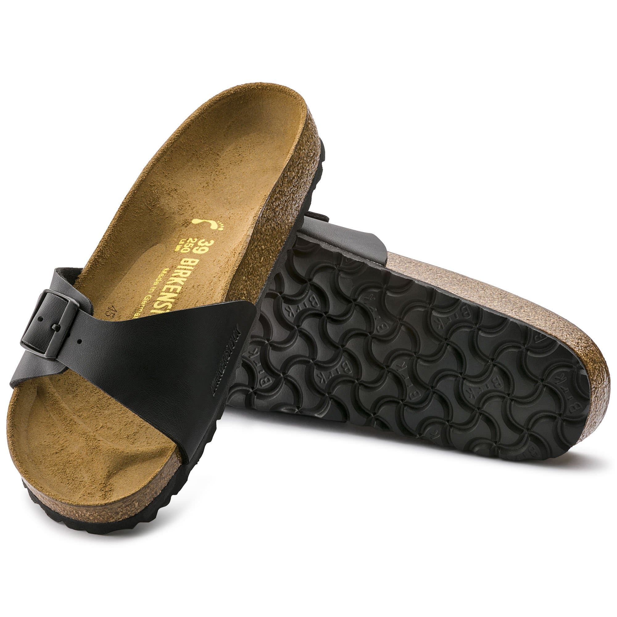 Birkenstock Madrid Womens Sandal Birko-Flor-Black 10