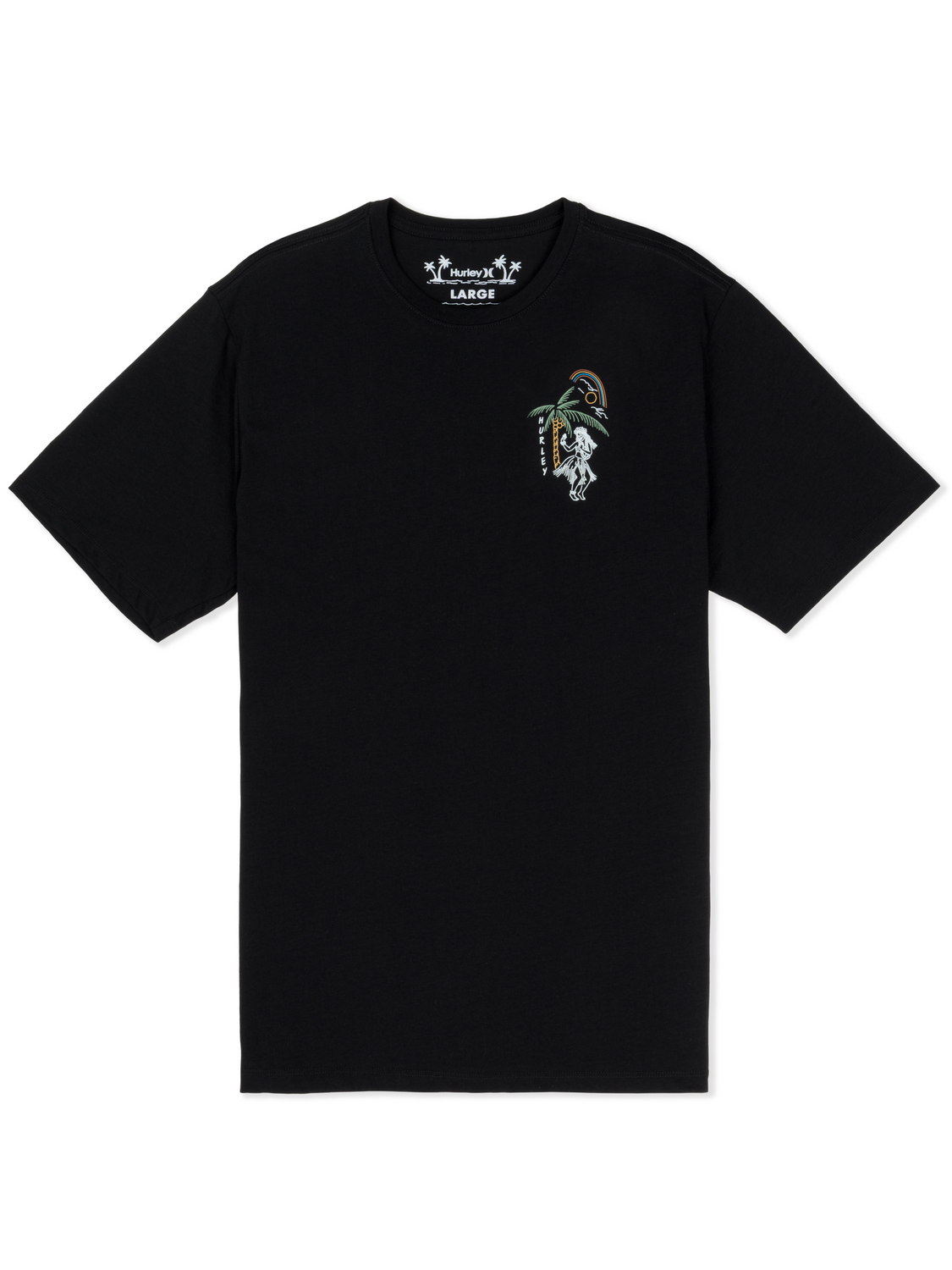Hurley Hula In Paradise SS Tee 001-Black XXL