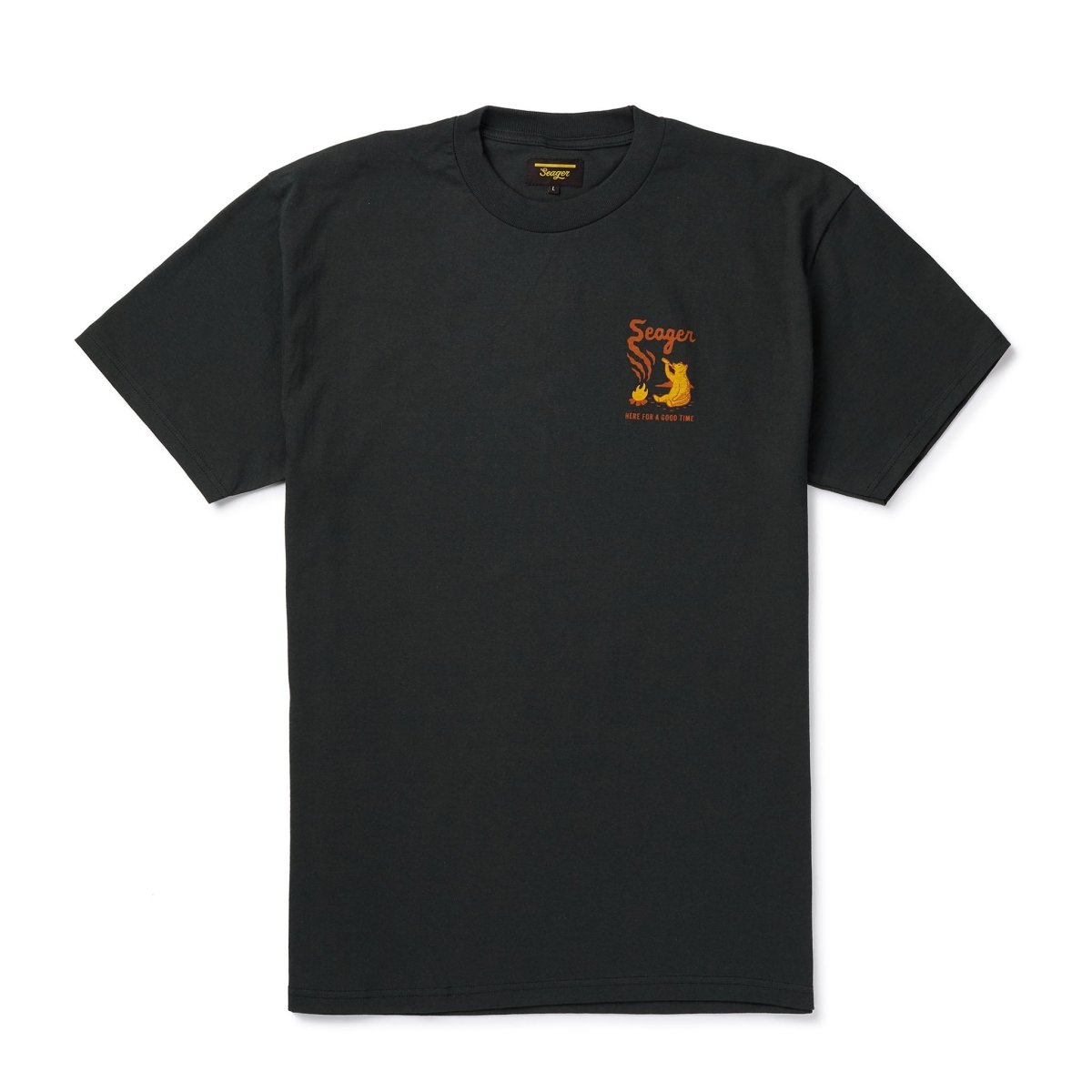Seager Smokey SS Tee Coal L