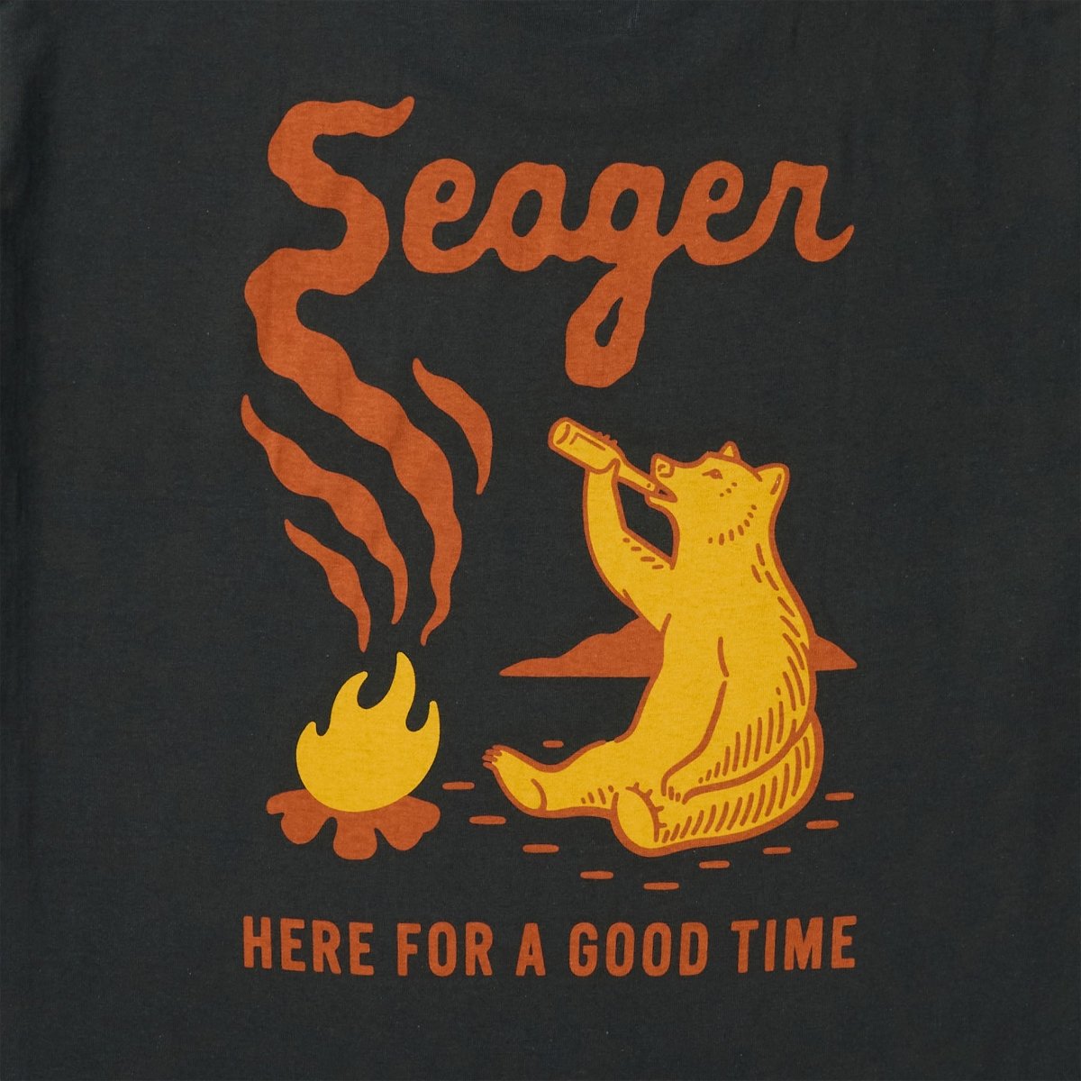 Seager Smokey SS Tee Coal L