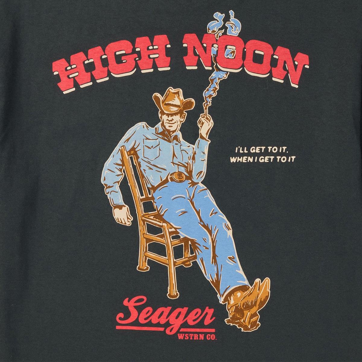 Seager High Noon SS Tee VintageBlack S