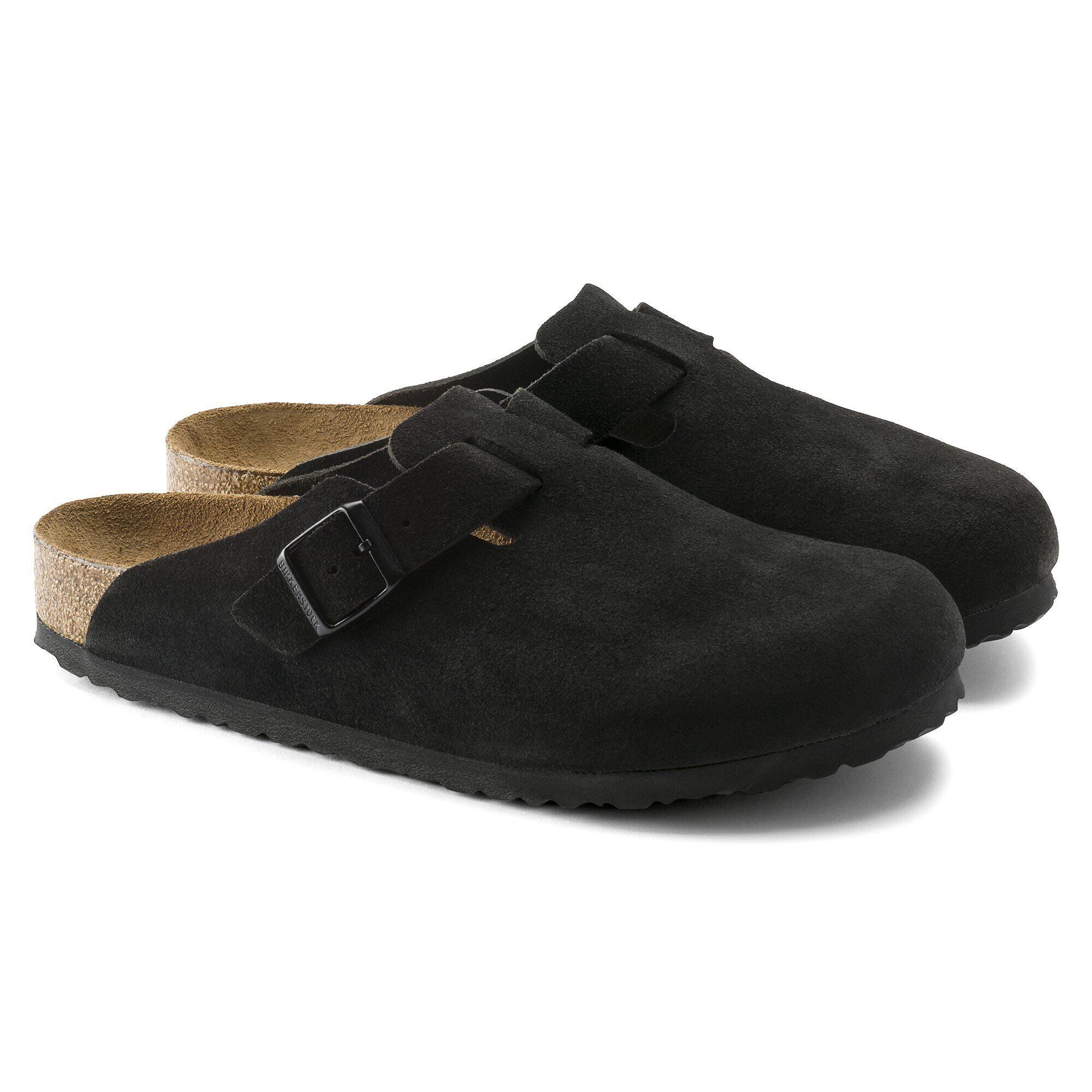 Birkenstock Boston Soft Footbed Mens Clog Black 10