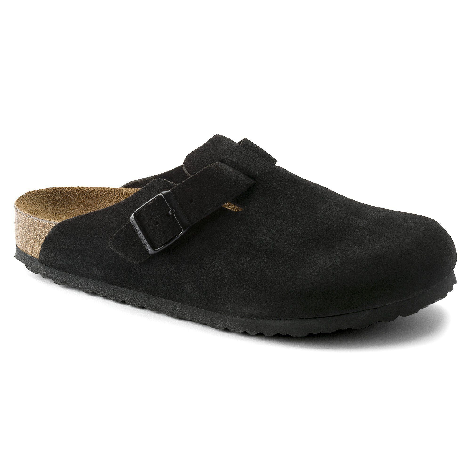 Birkenstock Boston Soft Footbed Mens Clog Black 10
