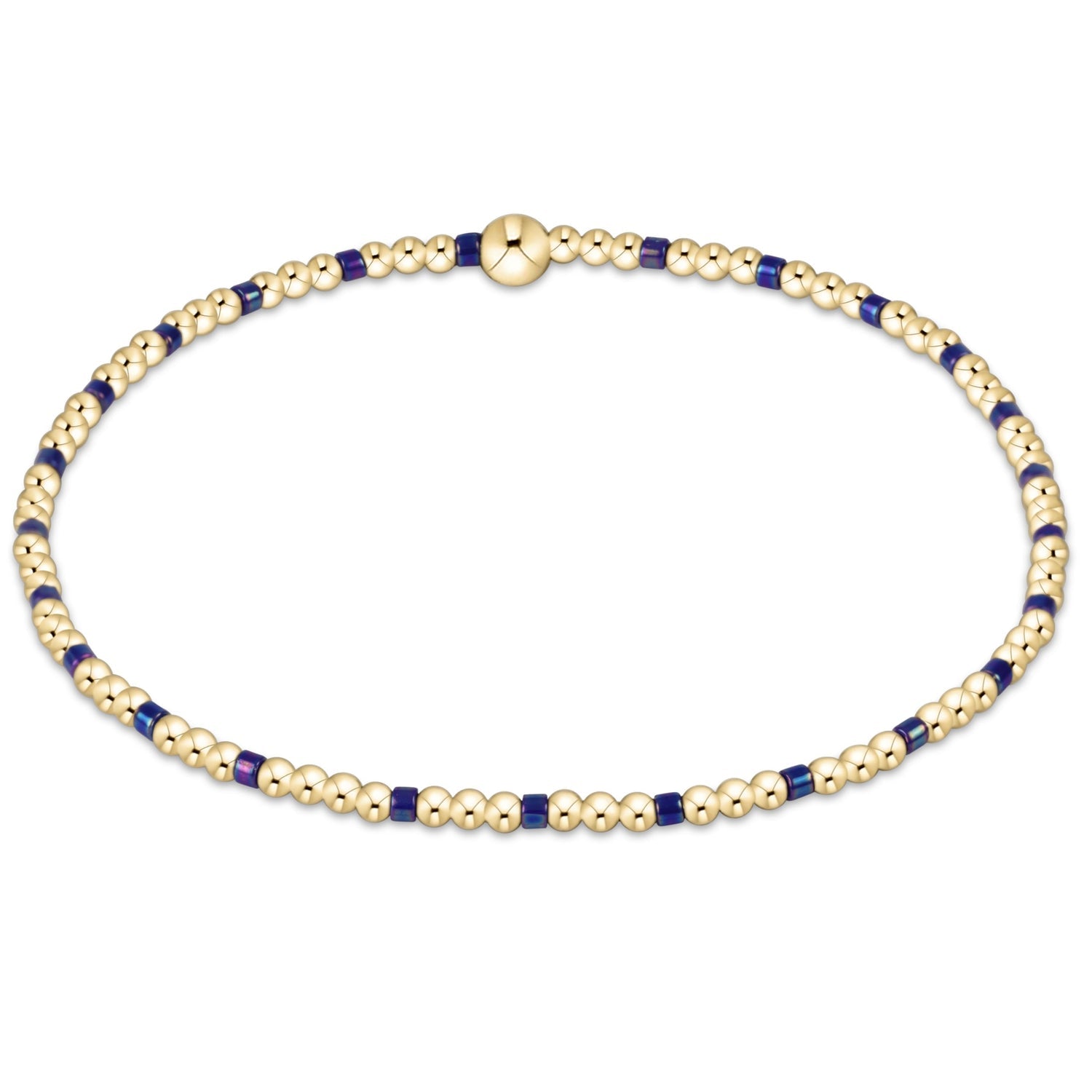 Enewton Beaded Bracelet HopeSincerity BlueMetallic 2mm