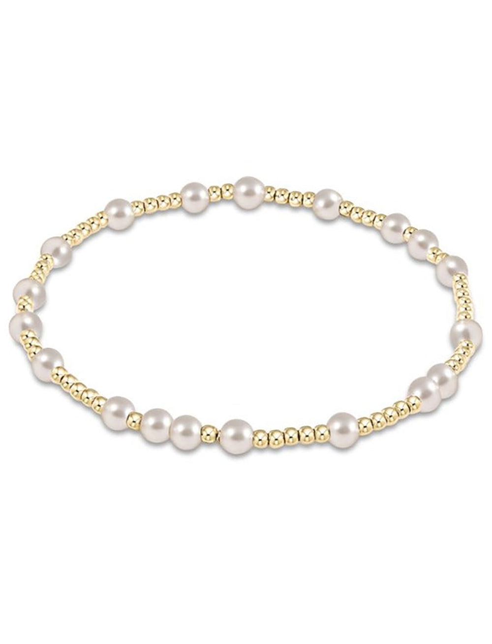 Enewton Beaded Bracelet HopeUnwritten Pearl 4mm