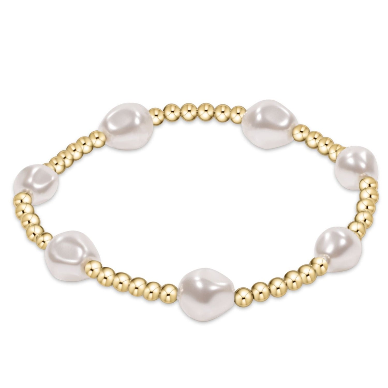 Enewton Beaded Bracelet Admire Pearl 3mm