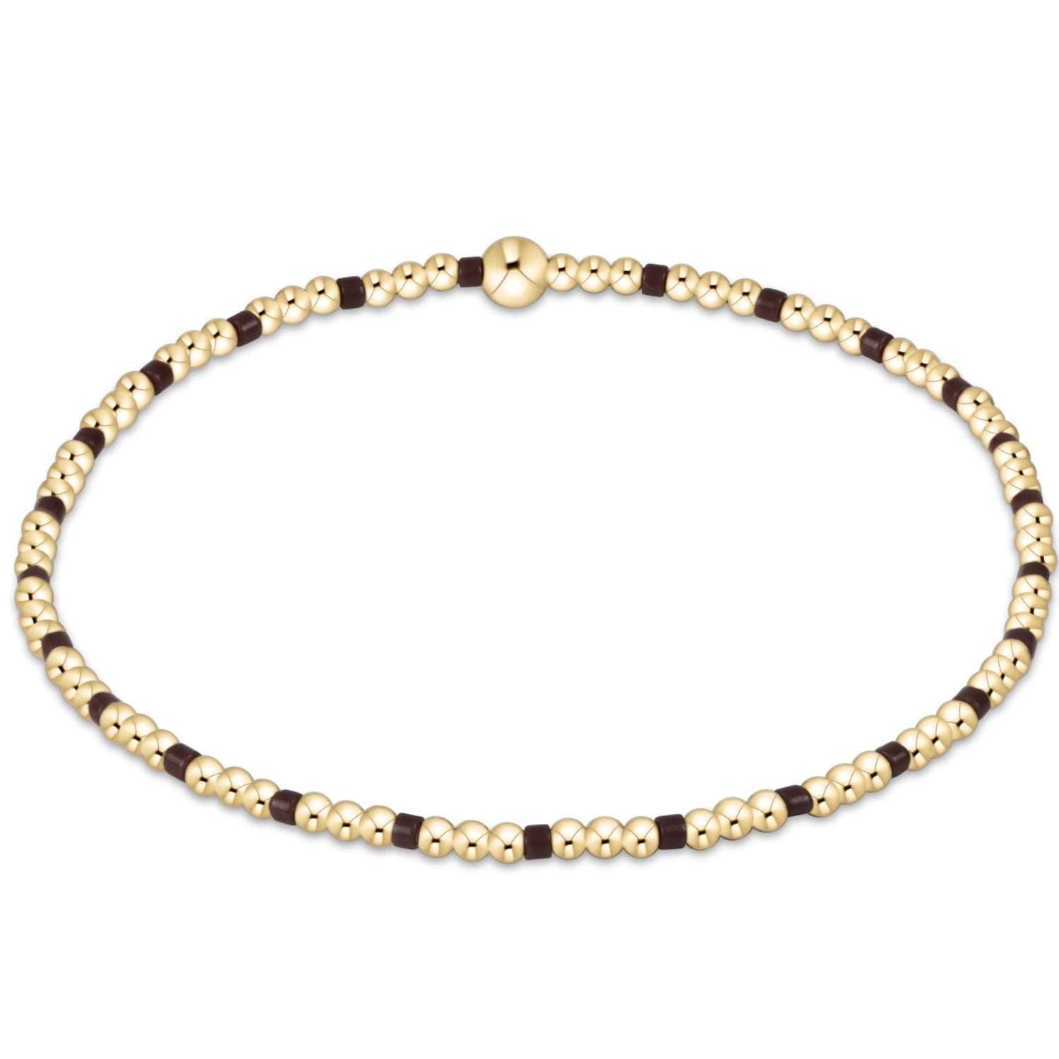 Enewton Beaded Bracelet HopeSincerity Chocolate 2mm