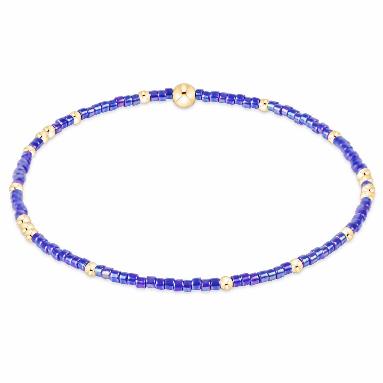 Enewton Beaded Bracelet HopeUnwritten BlueMetallic 2mm