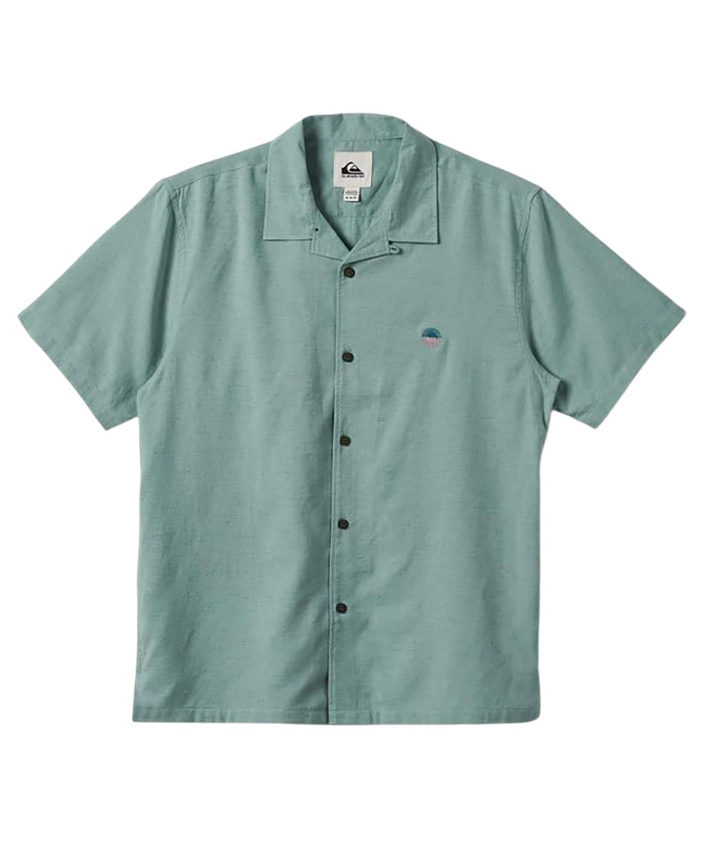QUIKSILVER FLECKY ISLAND SS JDG-JADE GRAY 2XL