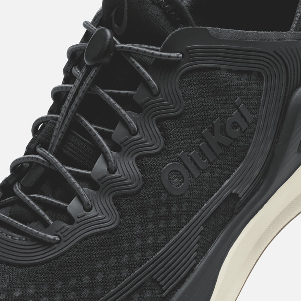 Olukai Ahi Mens Shoe 4040-Black-Black 11.5