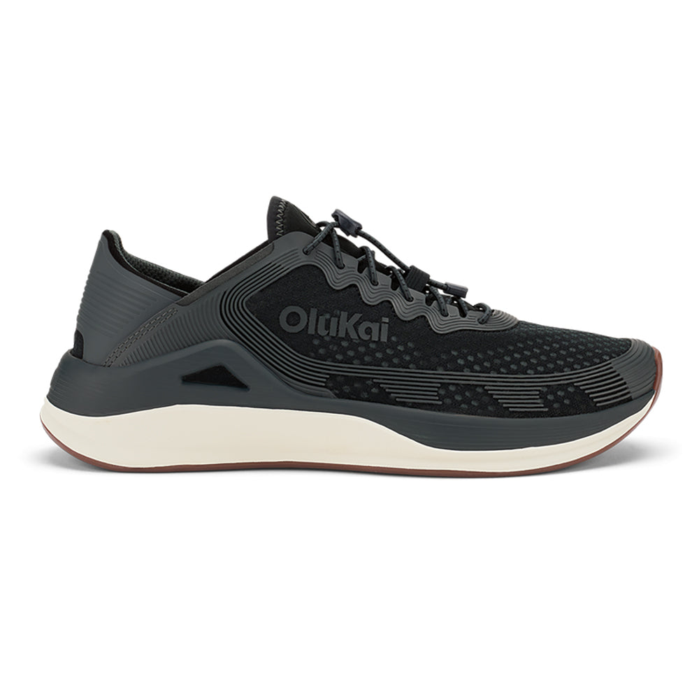 Olukai Ahi Mens Shoe 4040-Black-Black 13