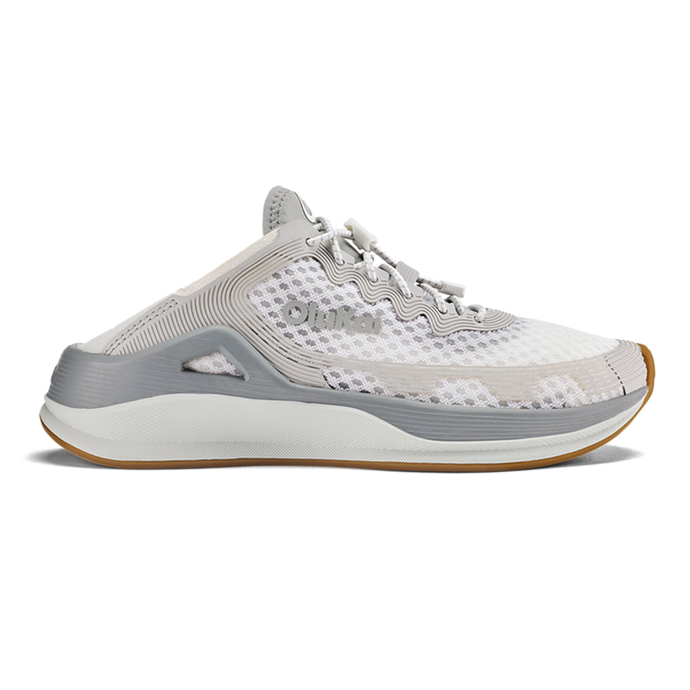 Olukai Ahi Womens Shoe WB6L-BRight White-Sterling 8.5