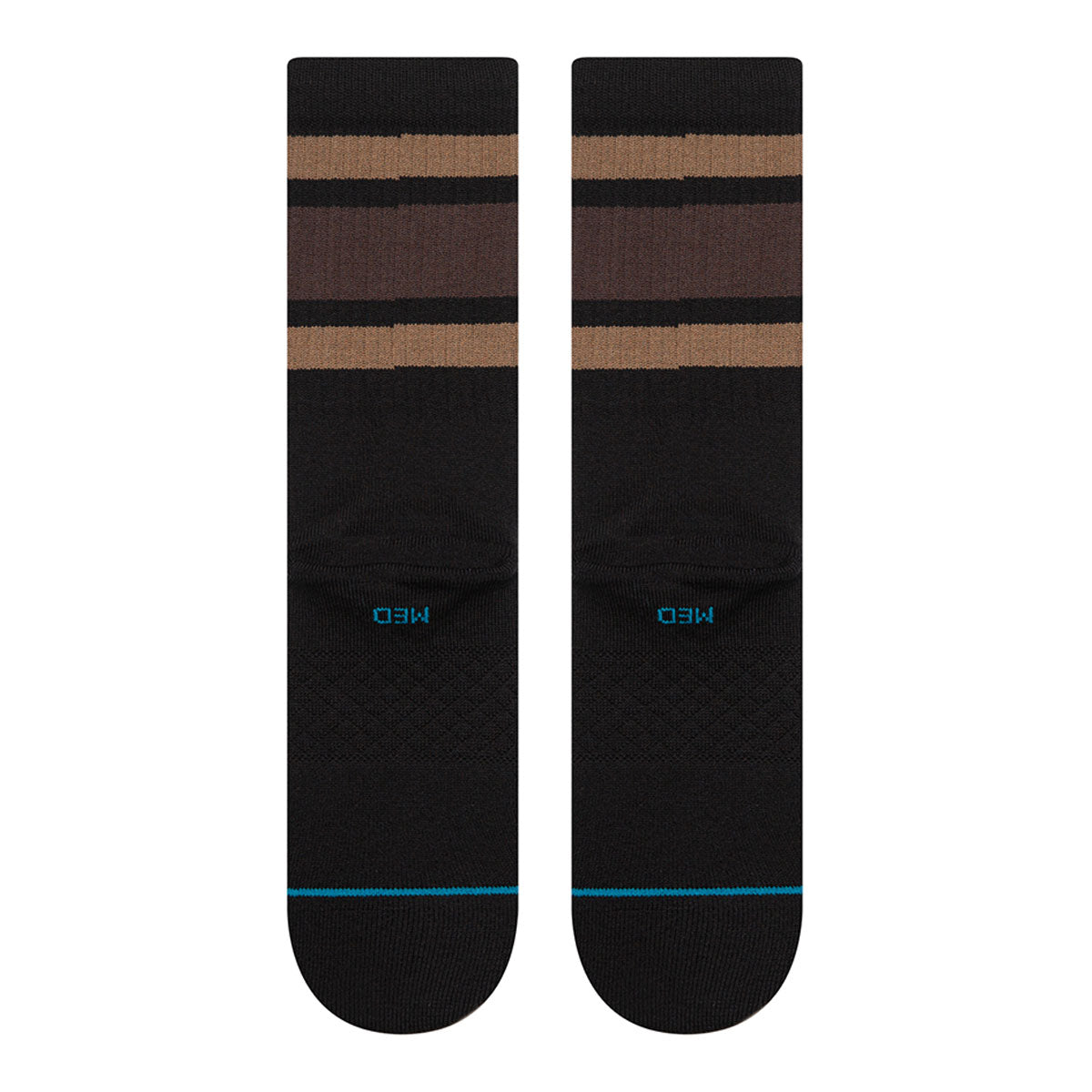 STANCE BOYD ST CREW SOCKS BR2-BROWN2 M
