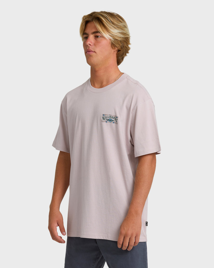 BILLABONG HERITAGE ARCH PREMIUM SS DLE-DUSTY PURPLE XL