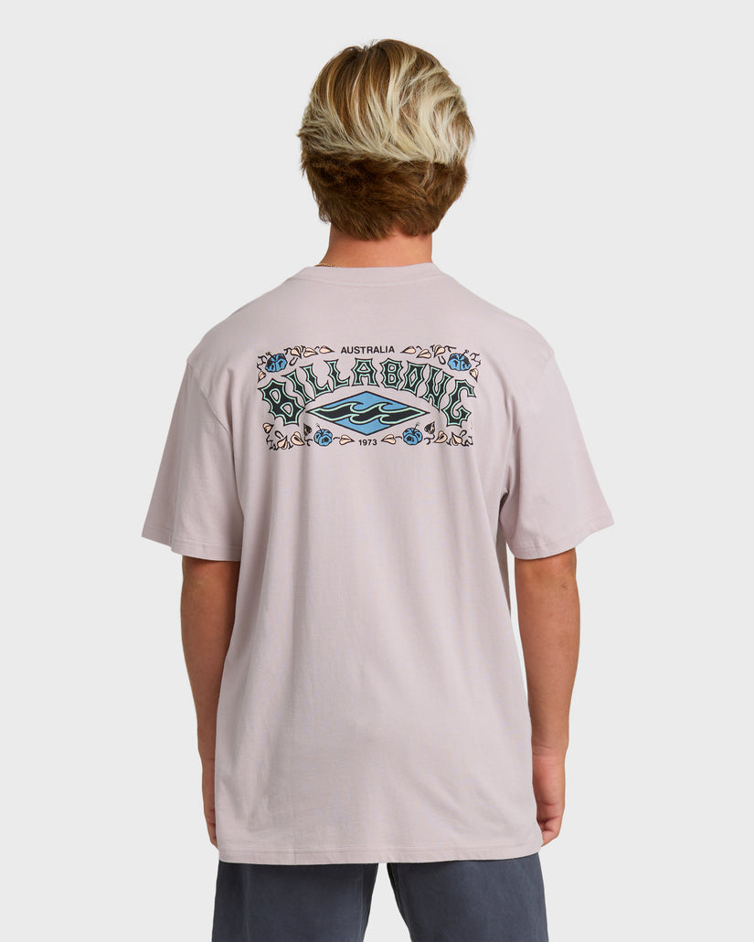 BILLABONG HERITAGE ARCH PREMIUM SS DLE-DUSTY PURPLE XL