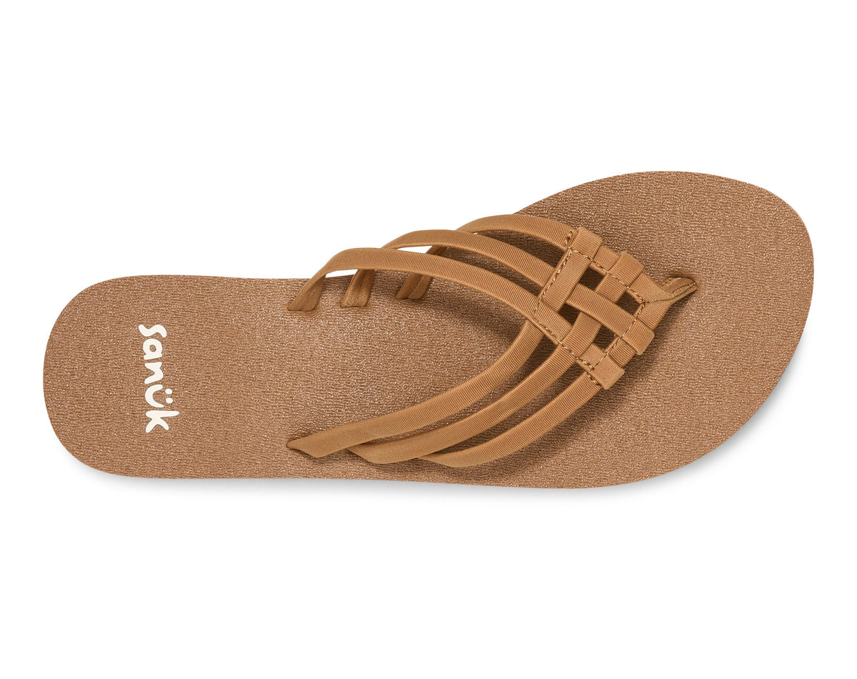Sanuk Yoga Sandy 2 Womens Sandal TOBR-Tobacco Brown 11