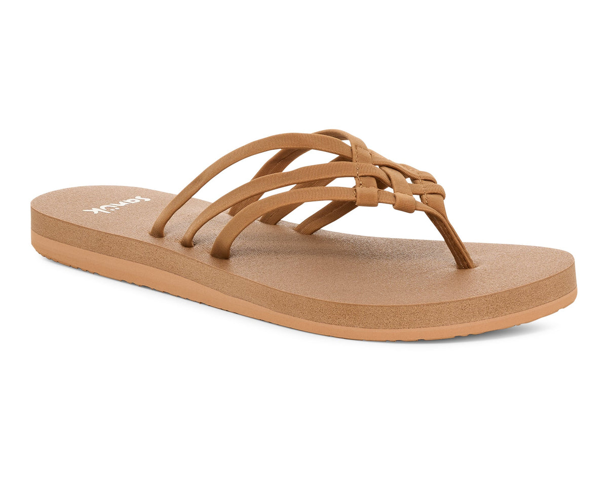 Sanuk Yoga Sandy 2 Womens Sandal TOBR-Tobacco Brown 7