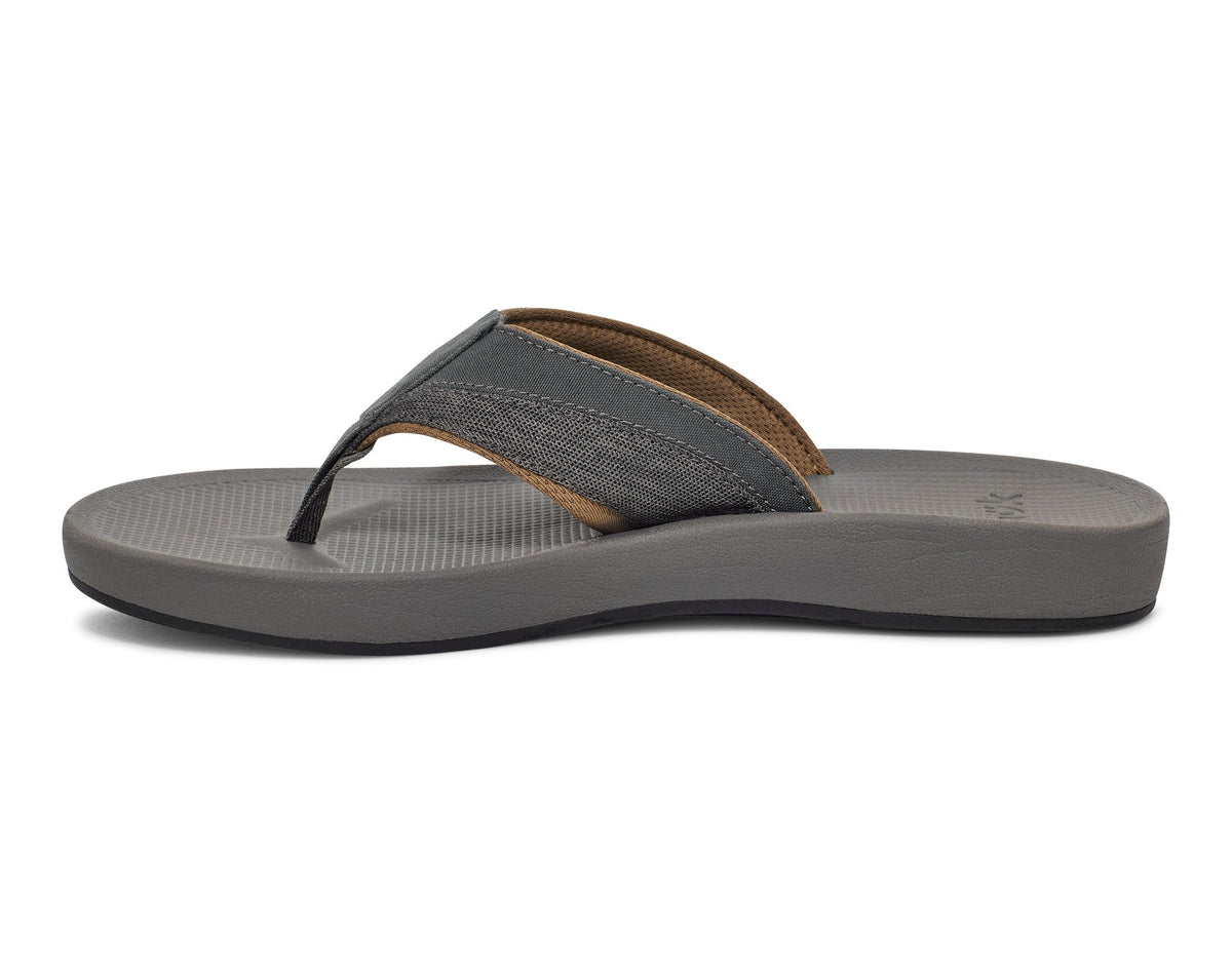 Sanuk Cosmic Seas Mesh Mens Sandal DGRY-Dark Grey 8