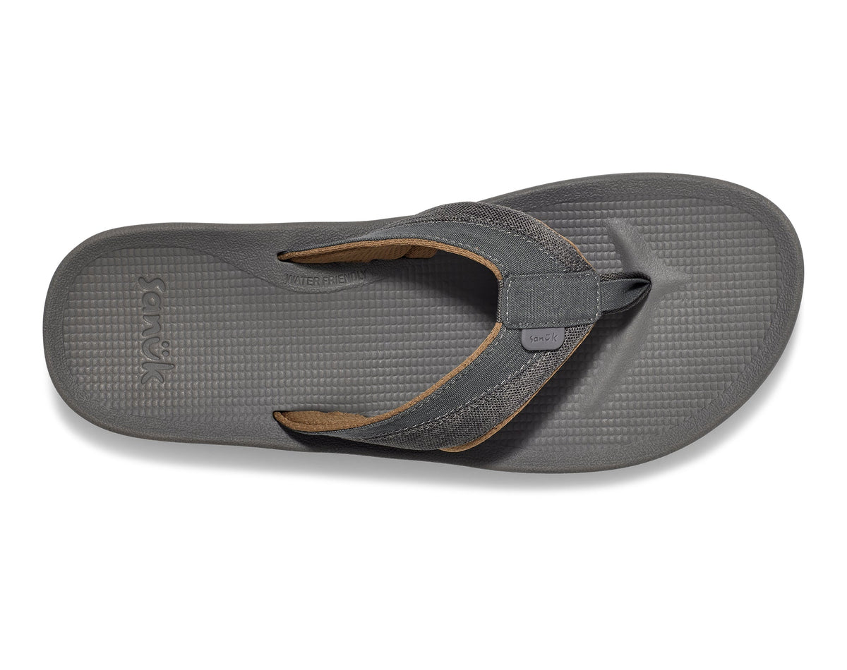 Sanuk Cosmic Seas Mesh Mens Sandal DGRY-Dark Grey 8