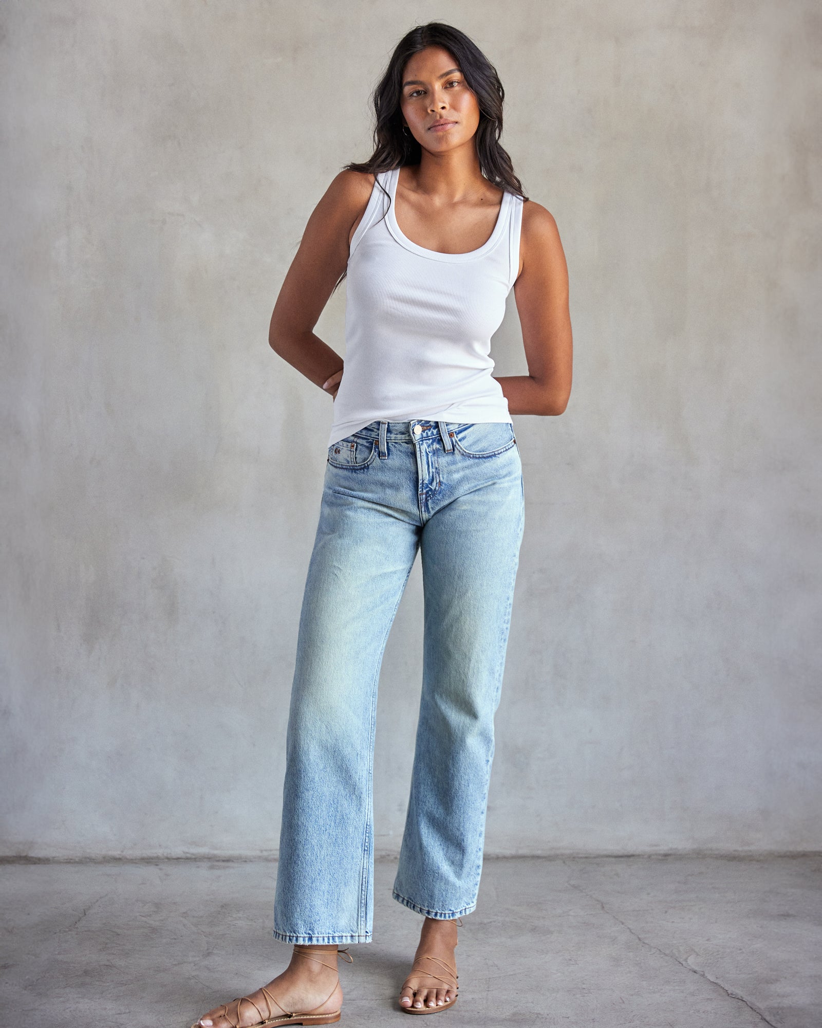 Outerknown Sojourn Ribbed Tank BWI-Bright White L