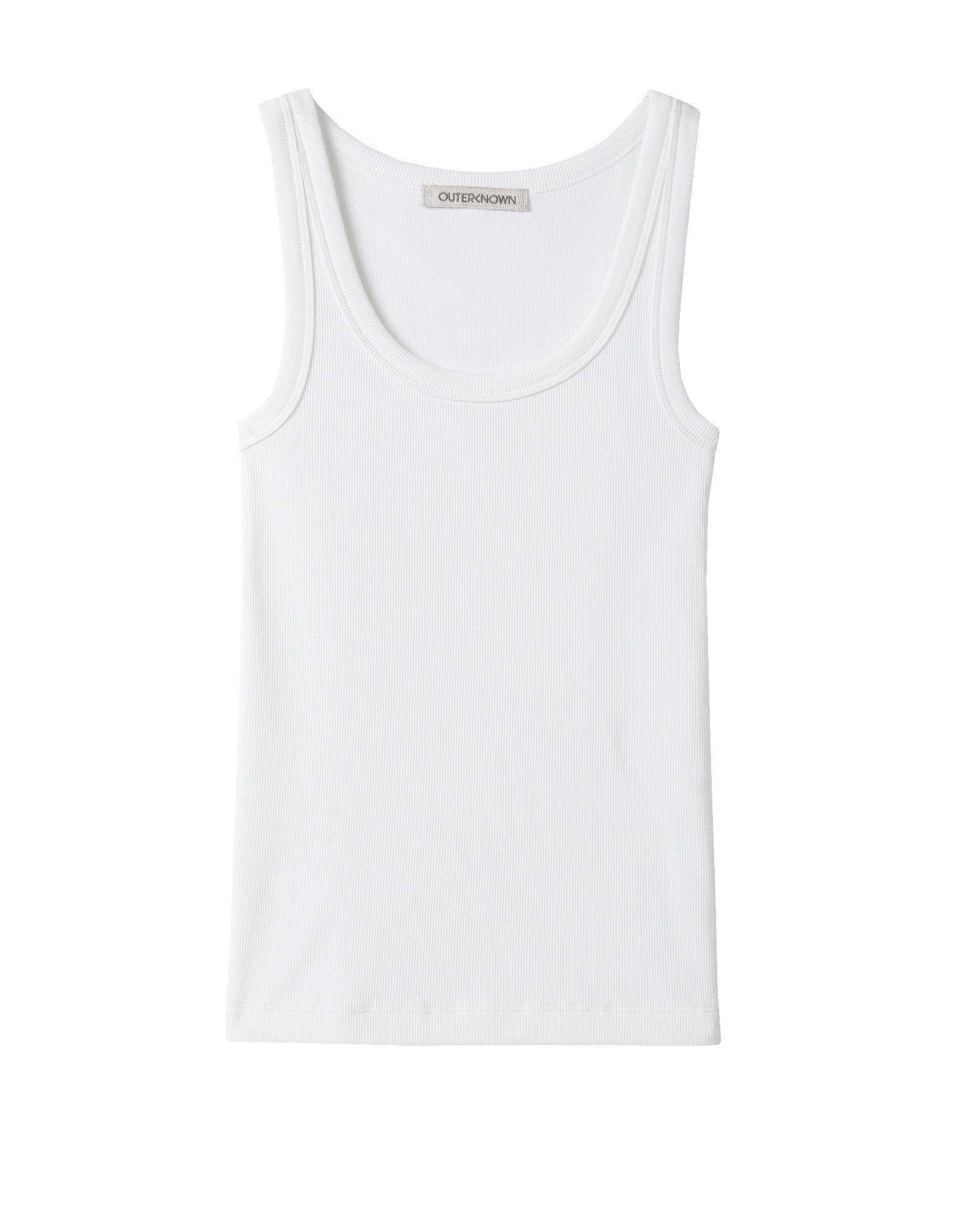 Outerknown Sojourn Ribbed Tank BWI-Bright White XS