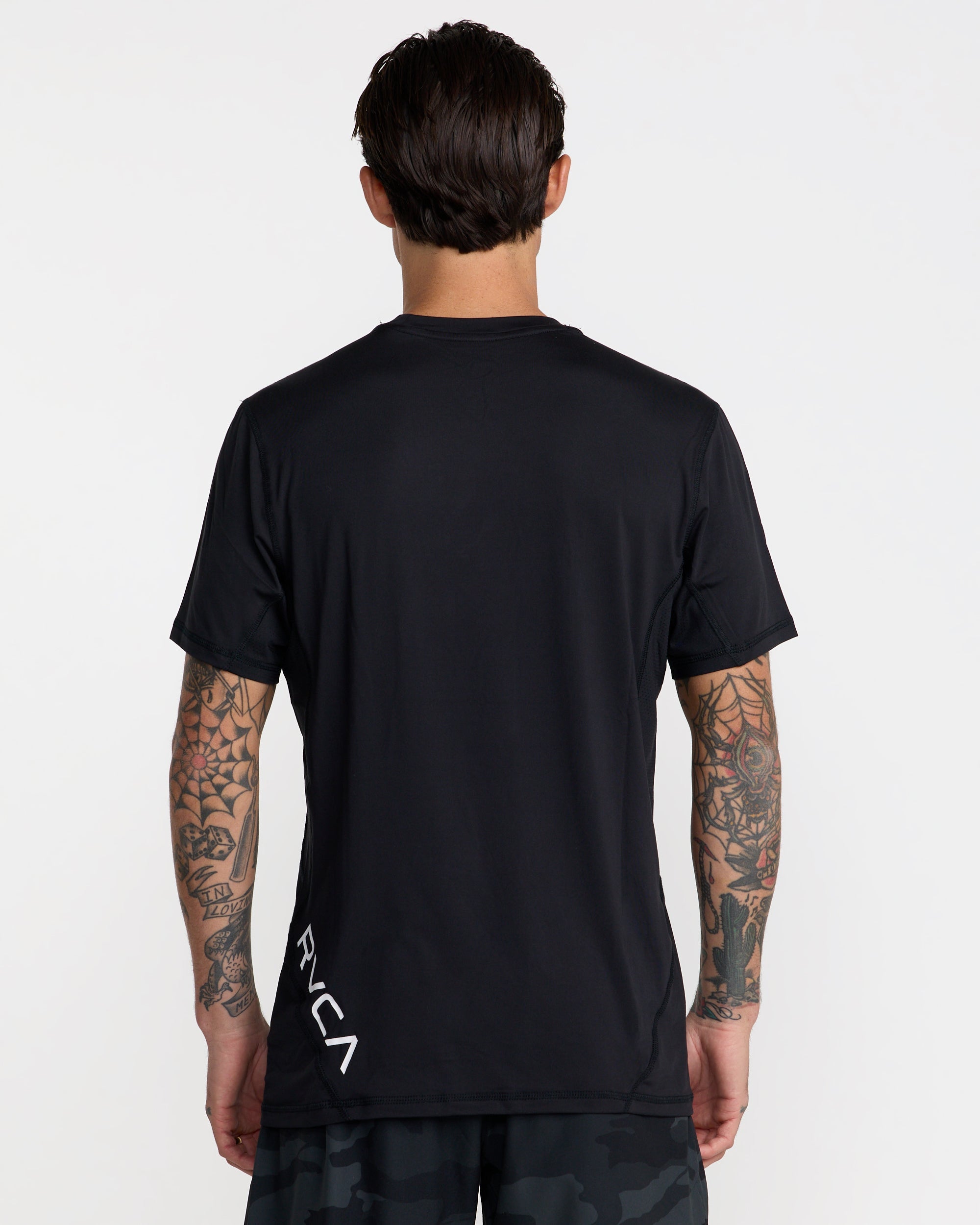 RVCA SPORT VENT SS BLK-BLACK L
