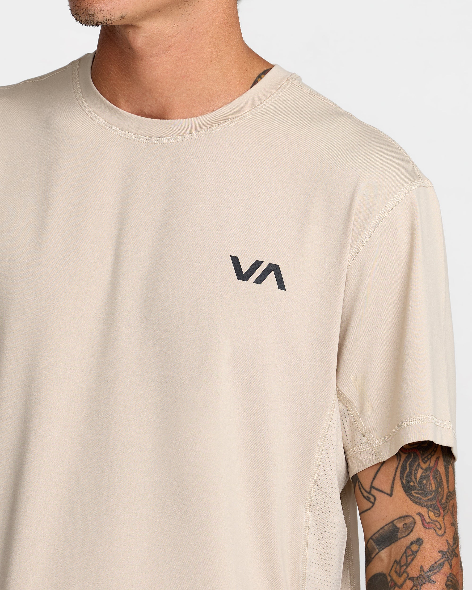RVCA SPORT VENT SS LKH-LIGHT KHAKI XL