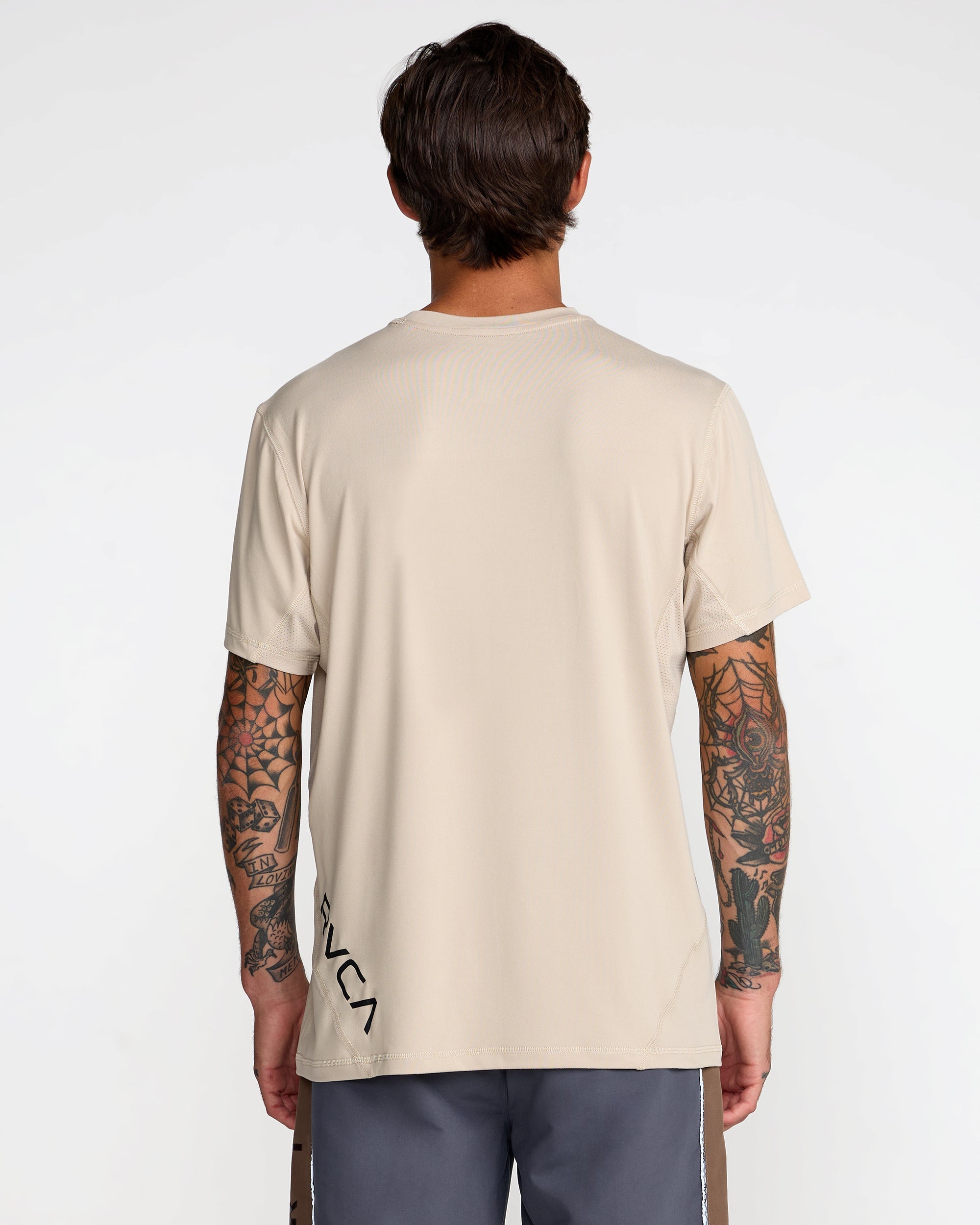 RVCA SPORT VENT SS LKH-LIGHT KHAKI XL