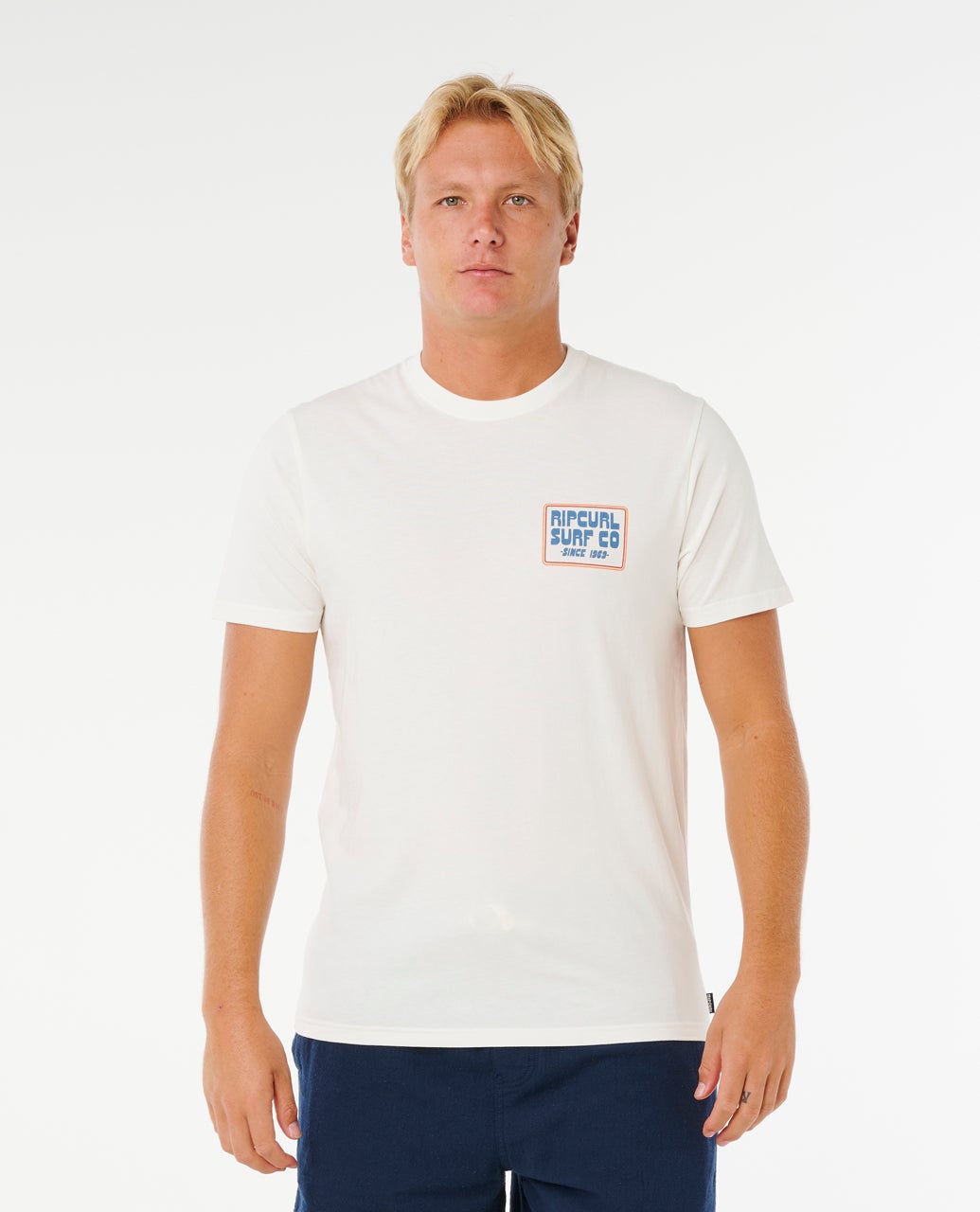 RIP CURL PACIFIC RINSE SUNRISE TEE 3021-BONE L