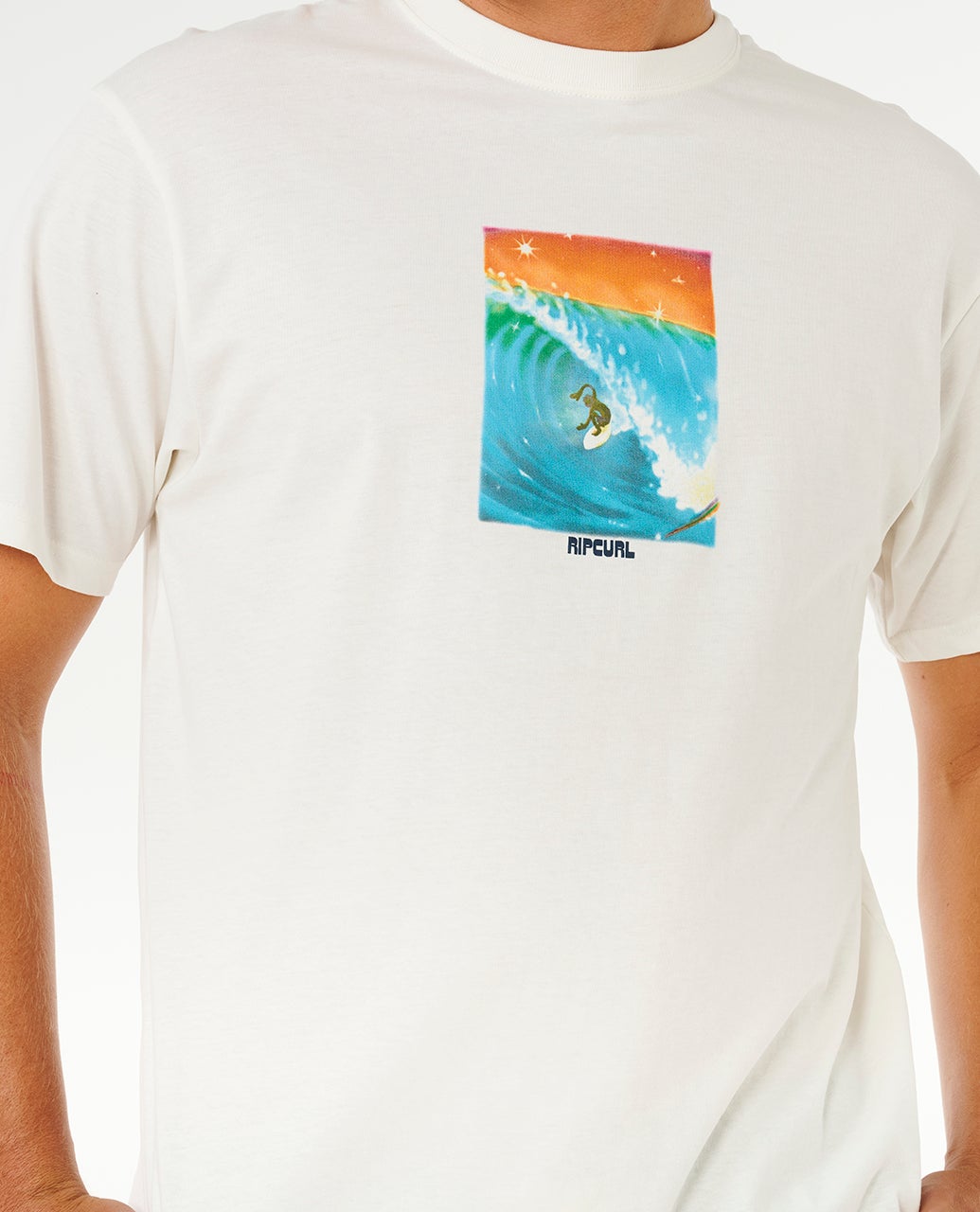 RIP CURL PACIFIC RINSE PSYCH TEE 3021-BONE S