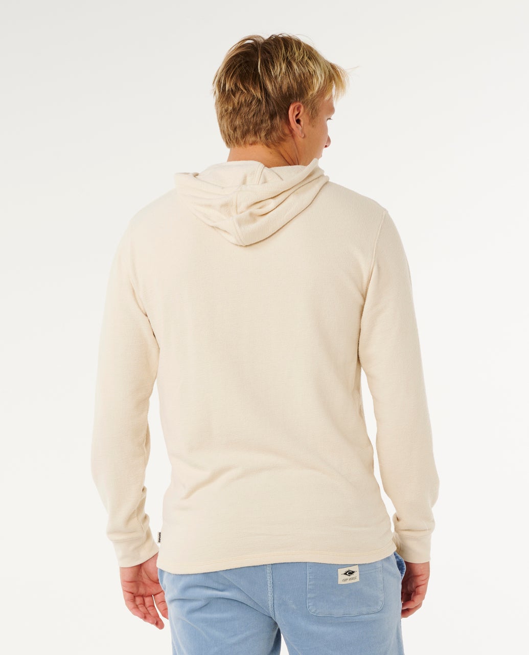 RIP CURL PACIFIC RINSE TEX HOOD 8861 - Vintage White S