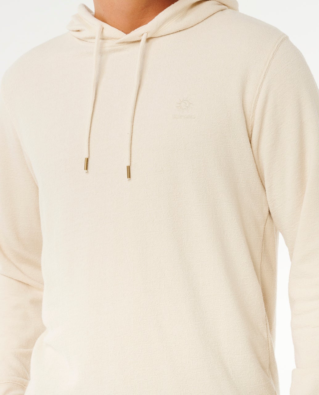 RIP CURL PACIFIC RINSE TEX HOOD 8861 - Vintage White S