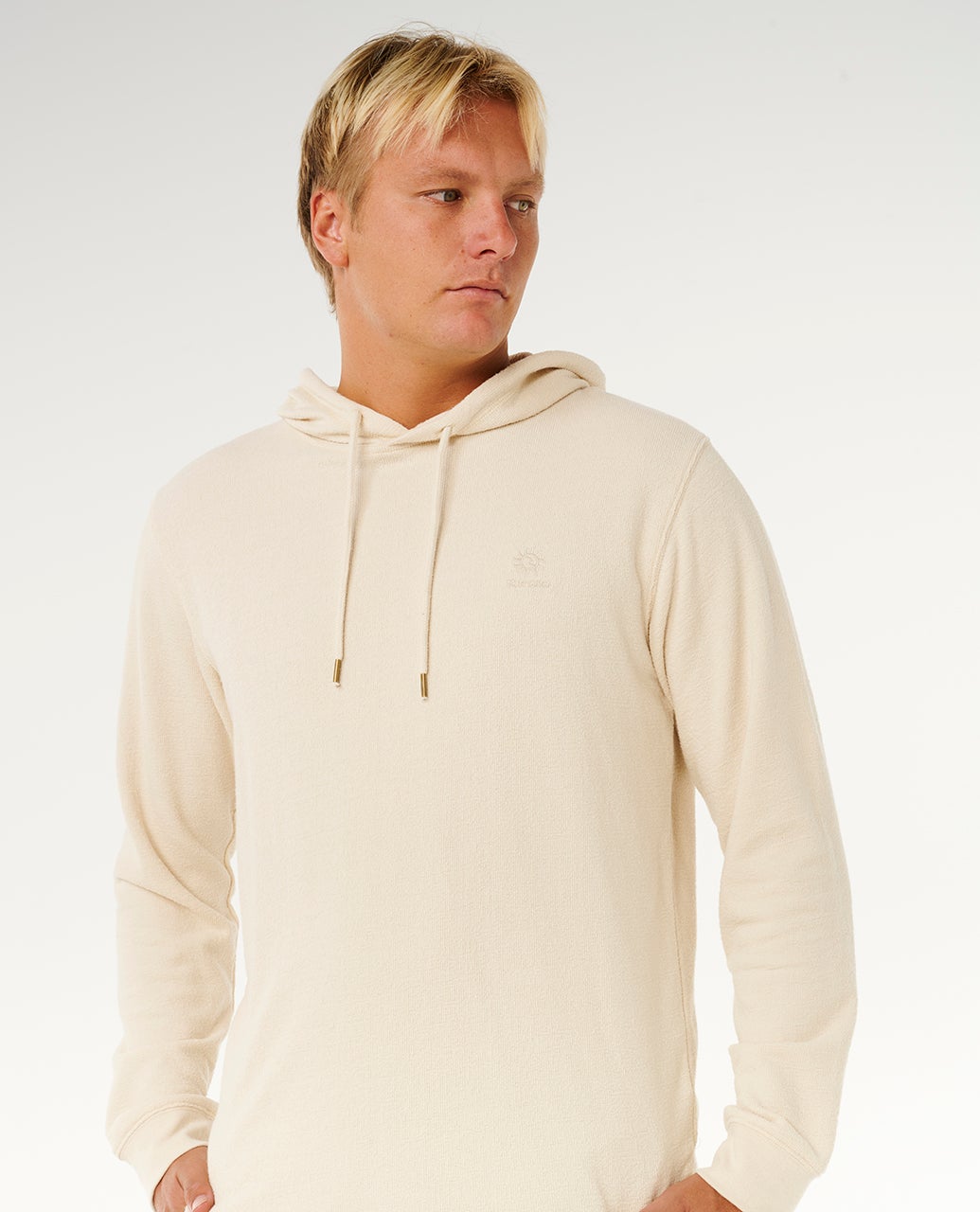 RIP CURL PACIFIC RINSE TEX HOOD 8861 - Vintage White S