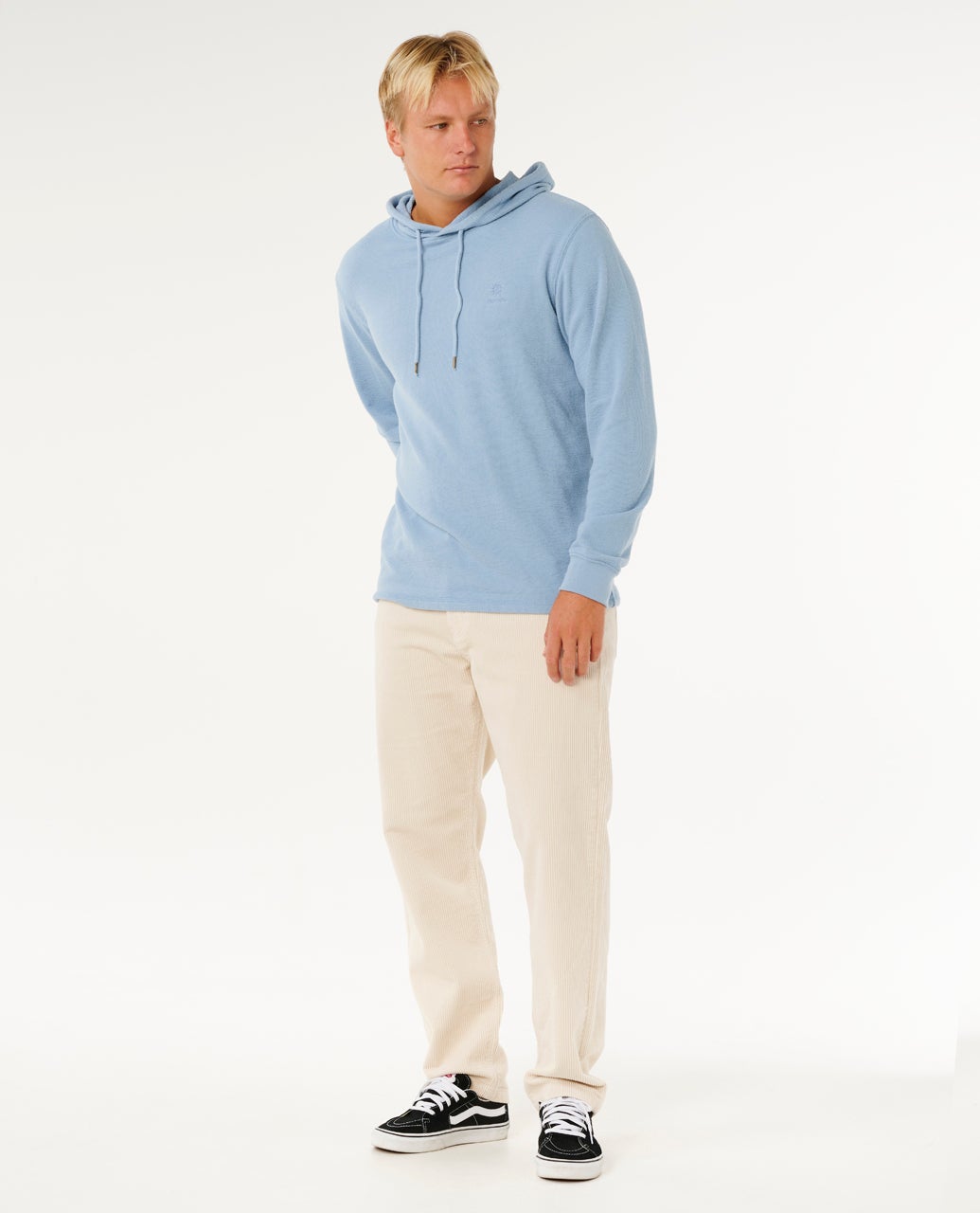 RIP CURL PACIFIC RINSE TEX HOOD 4737 - FADED DENIM S