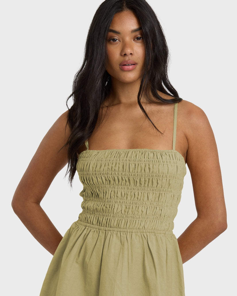 BILLABONG SUNS OUT MINI DRESS CAC-CACTUS XS