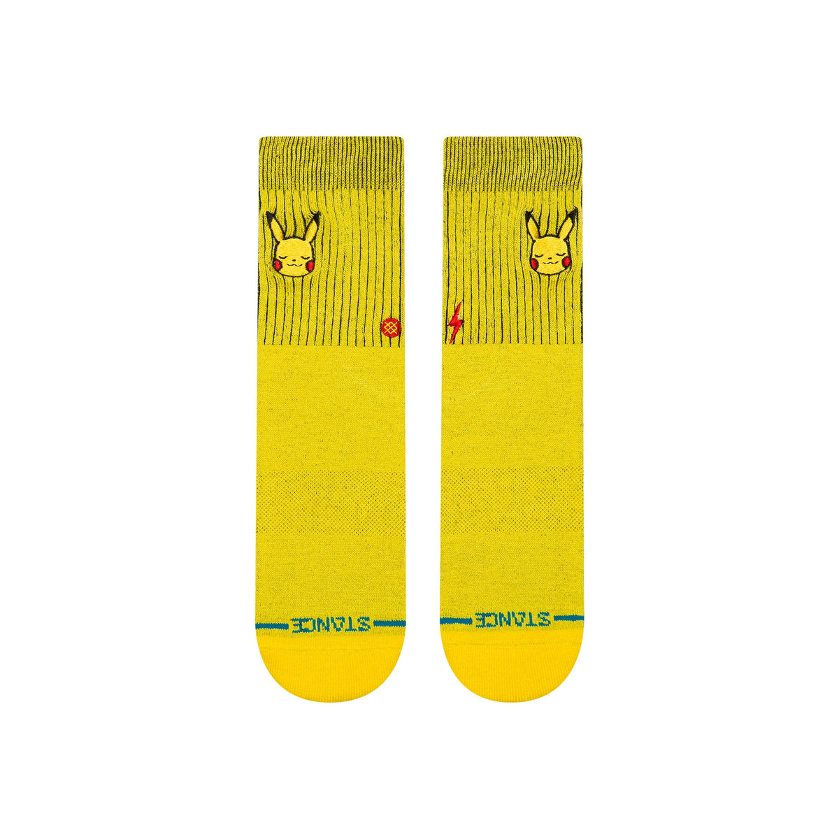 STANCE PIKACHU KIDS CREW YEL-YELLOW L