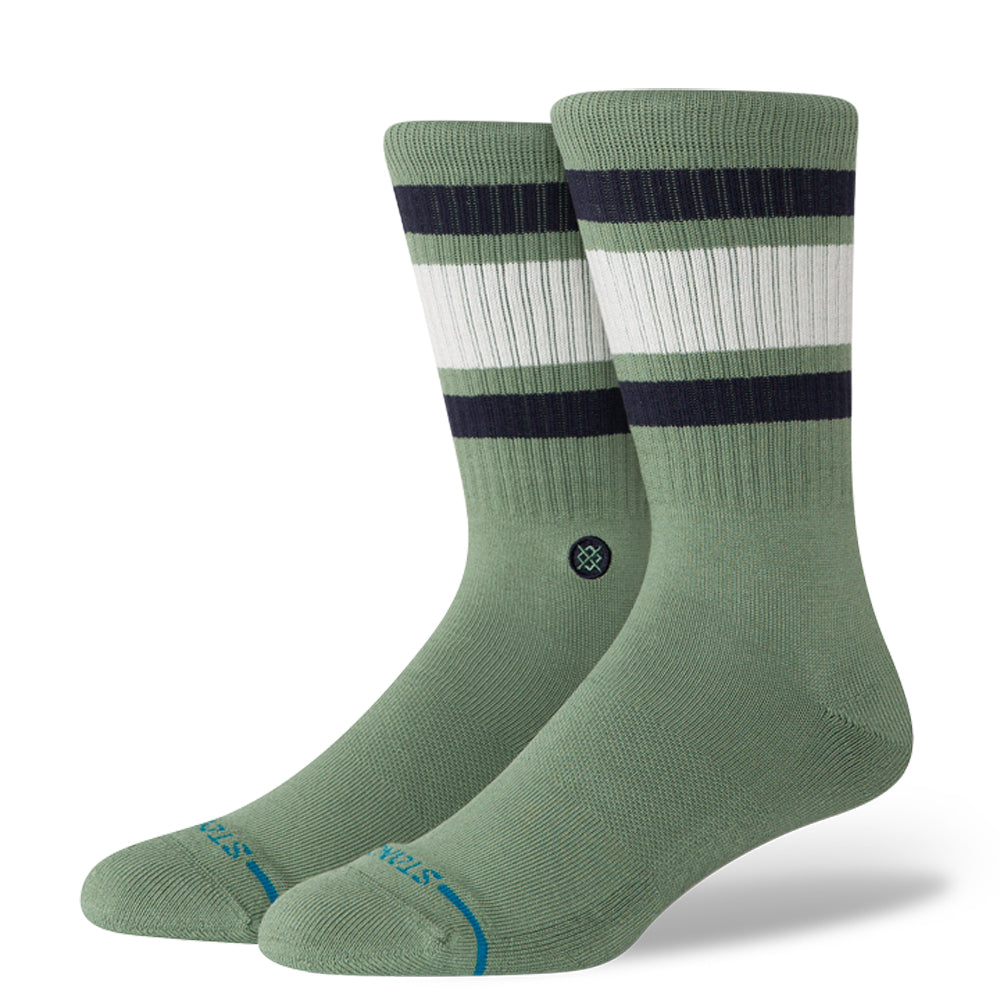 STANCE BOYD ST CREW SOCKS GRN-GREEN M