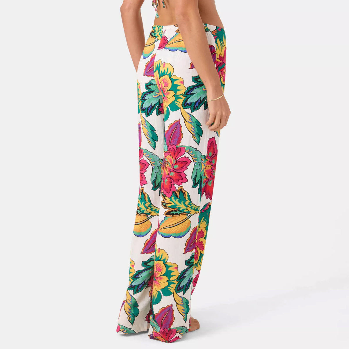 ROXY BEACH BLOSSOM TIE FRONT FOM-FLORAL MULTI L