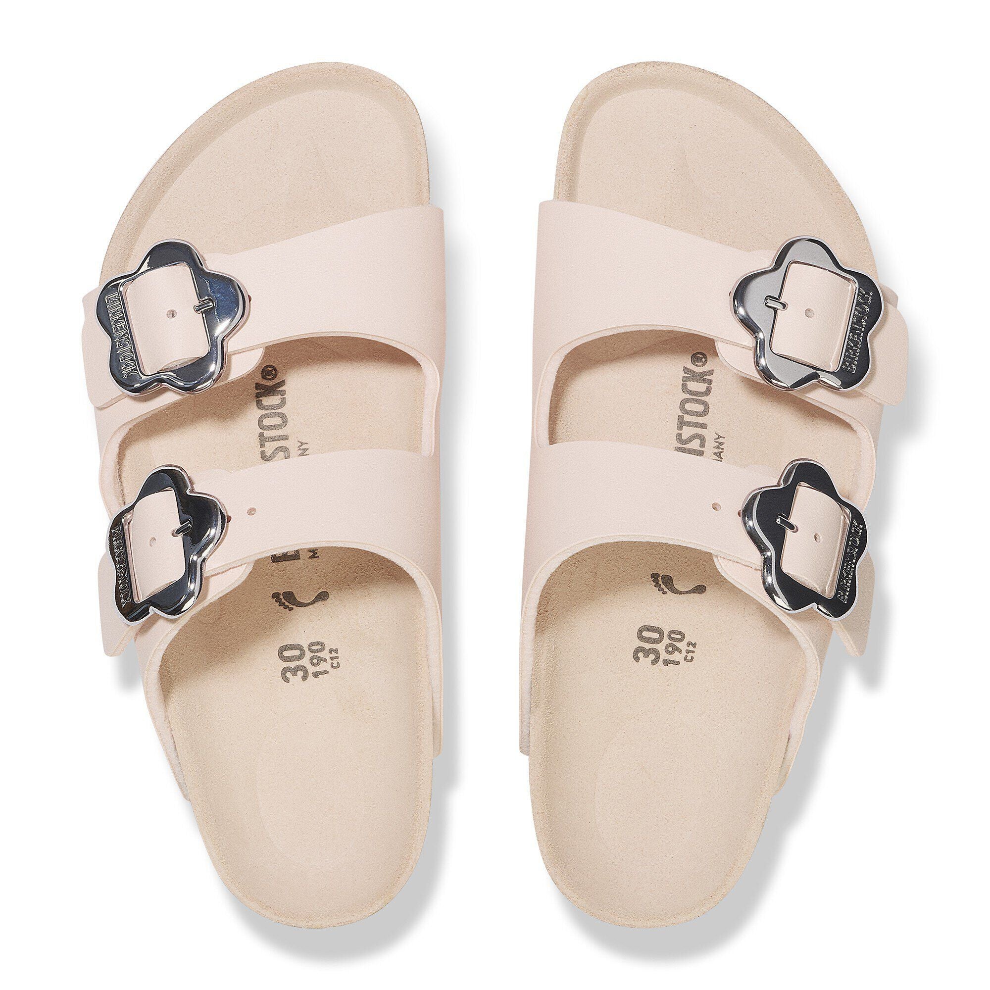 Birkenstock Arizona Flower Buckle Active EVA Girls Sandal Light Rose 12 C