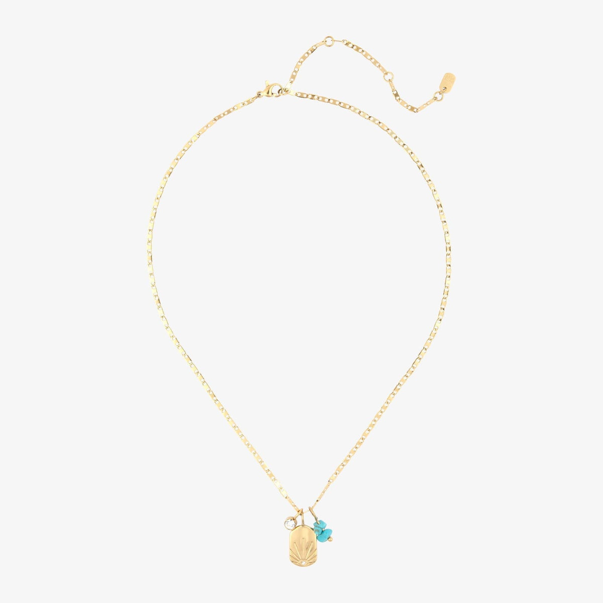 Pura Vida Allegra Charm Necklace 5PK Gold 0