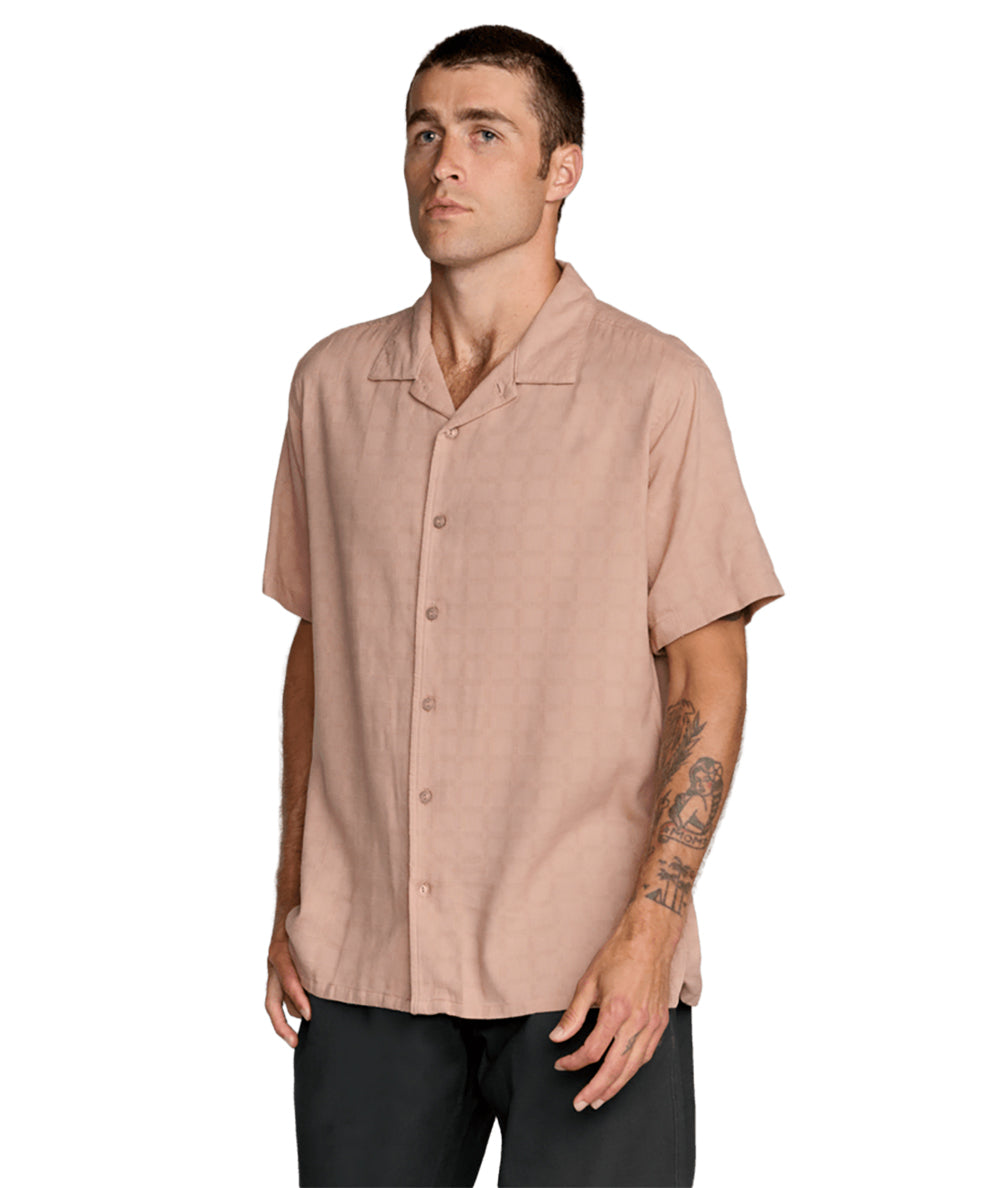 RVCA VACANCY SS PALE MAUVE PAL XL