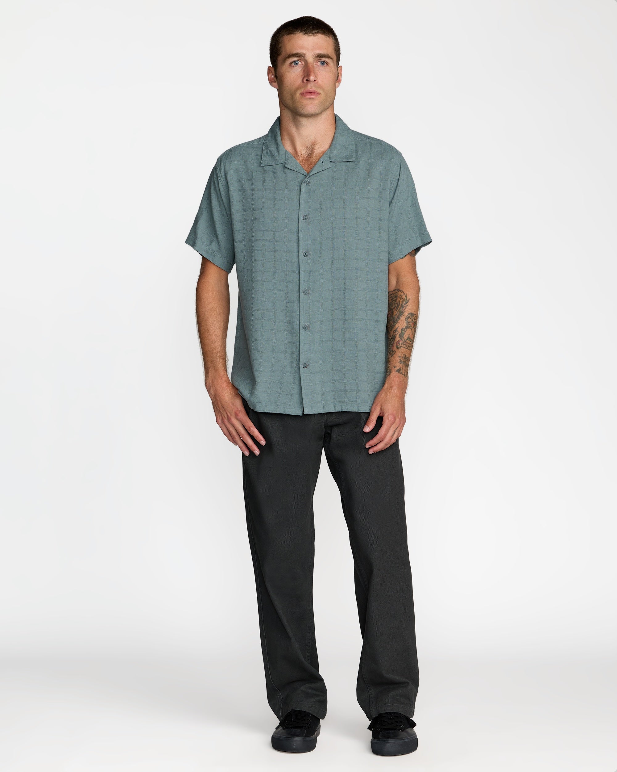 RVCA VACANCY SS PALE MAUVE LED S
