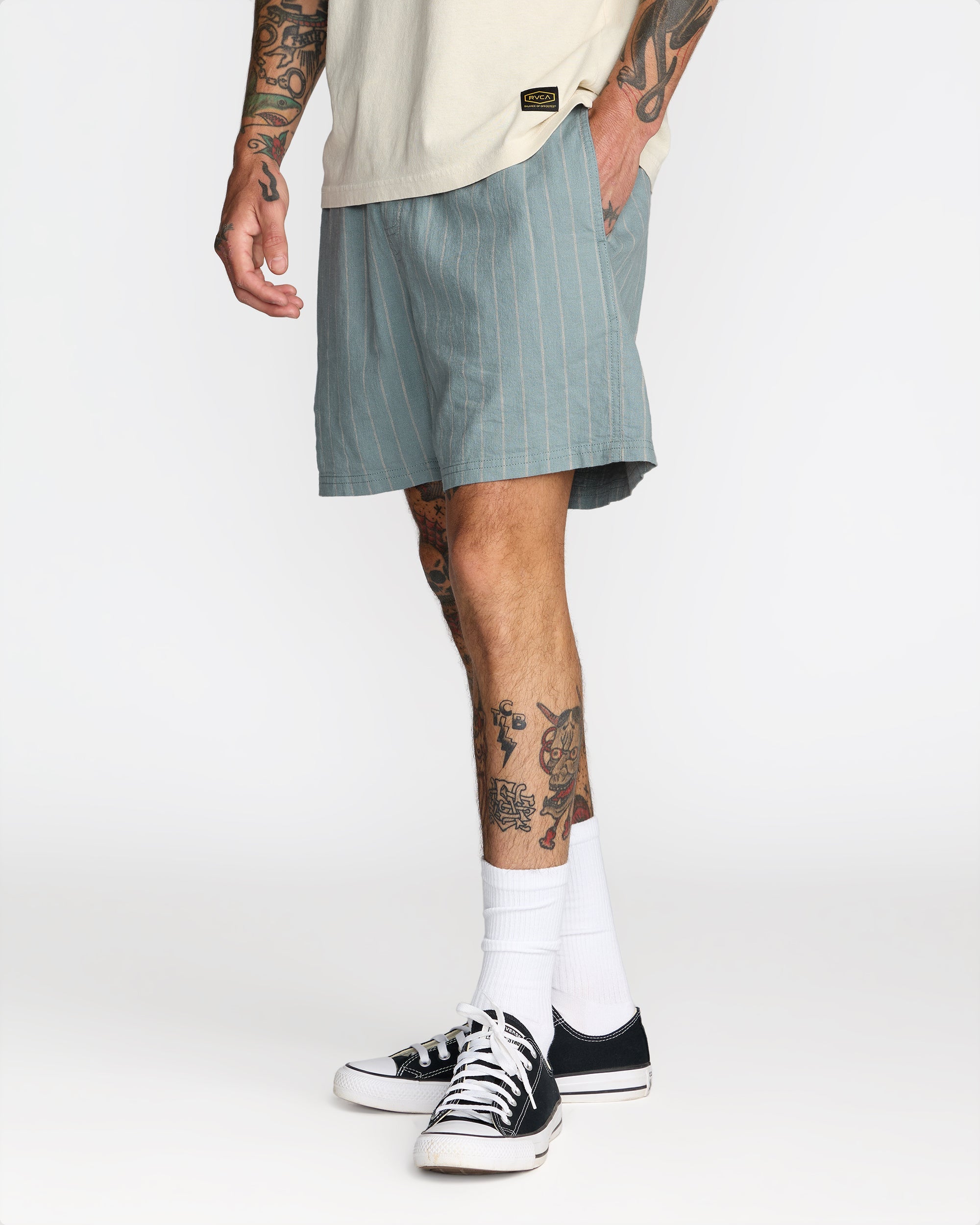 RVCA Sands Elastic 17in Short LED L