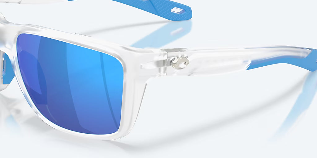 Costa Del Mar Broadbill II Polarized Sunglasses MatteClear BlueMirror 580G
