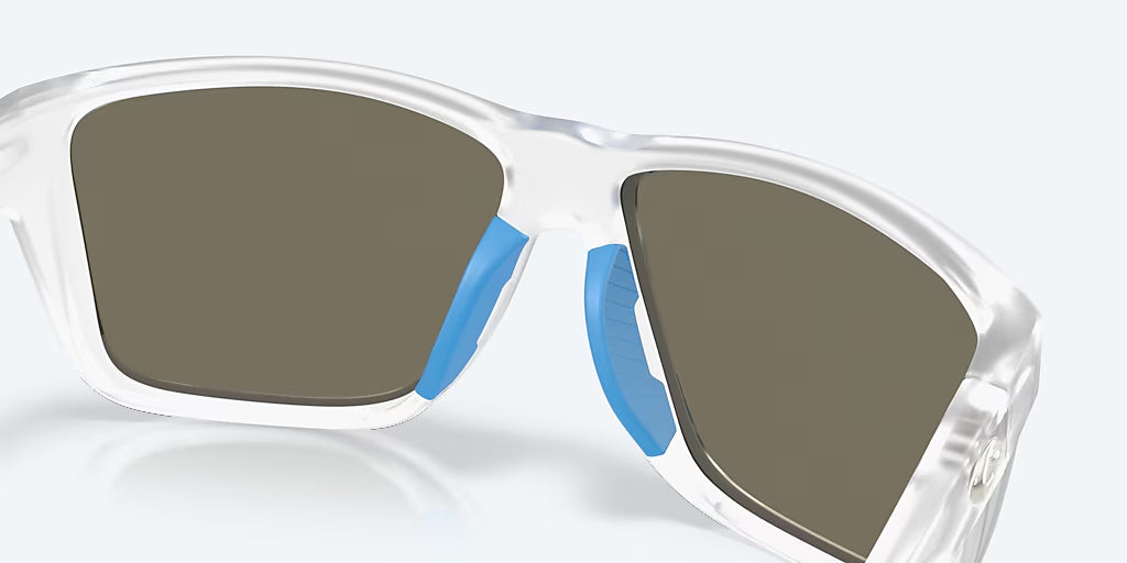 Costa Del Mar Broadbill II Polarized Sunglasses MatteClear BlueMirror 580G