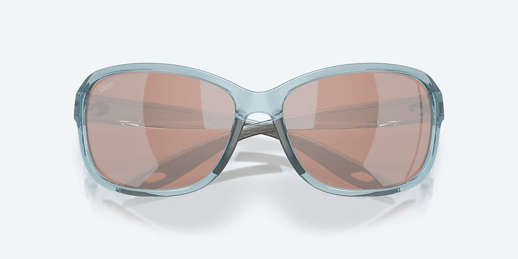 Costa Del Mar Seadrift Polarized Sunglasses TranslucentSiltBlue CopperSilverMirror 580P