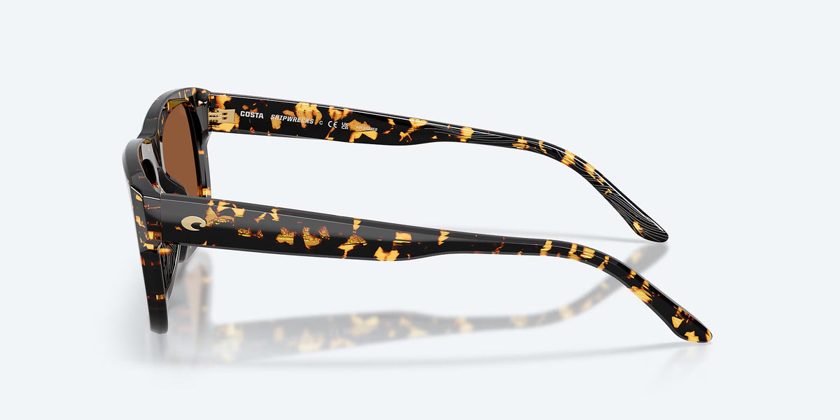 Costa Del Mar ShipWrecks Polarized Sunglasses Tortoise Copper 580MG