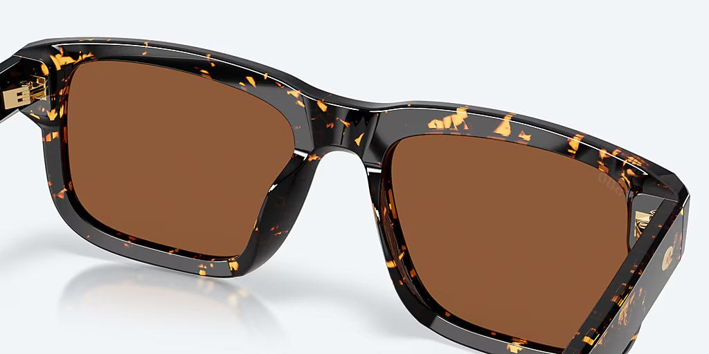 Costa Del Mar ShipWrecks Polarized Sunglasses Tortoise Copper 580MG